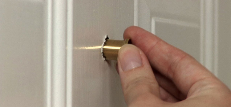 peephole door repair in Cherry Valley